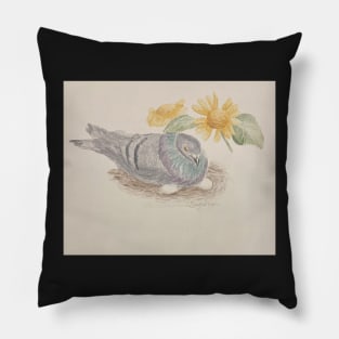 carrier pigeon Pillow