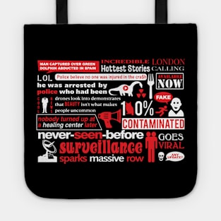 Funny Tabloid Newspaper Tote