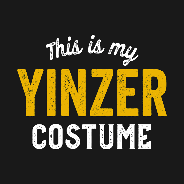 Yinzer Costume Funny Halloween Lazy Easy Costumes Pittsburgh Gift by HuntTreasures