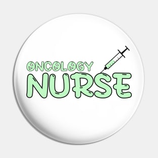 Oncology Nurse Green Pin