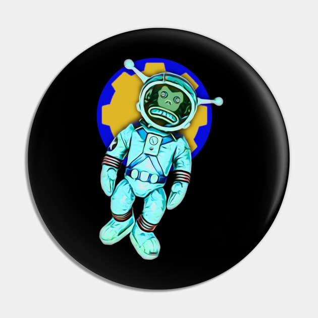 Space monkey Pin by Thomasky