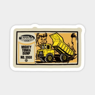 TONKA - Mighty Tonka Dump - Authentic, Distressed Magnet