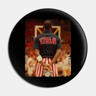 JORDAN in USA Basketball Pin