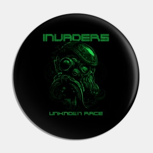 Invaders Unknown Race Pin
