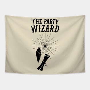 Wizard Dungeons and Dragons Team Party Tapestry