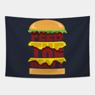 Feed The Beast - Cheese burger Tapestry