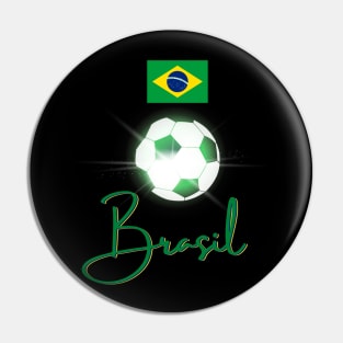 Brazil Soccer Lover Pin