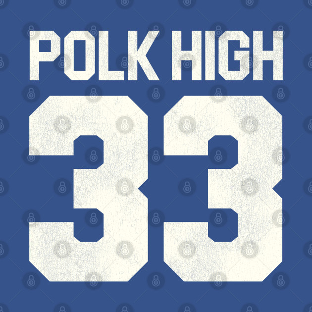 Al Bundy Polk High Football Jersey (Front/Back Print) by darklordpug