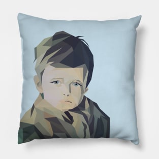 Crying Boy Pillow