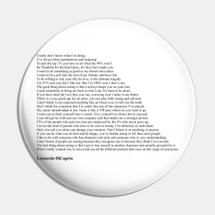 Leonardo DiCaprio Quotes Pin