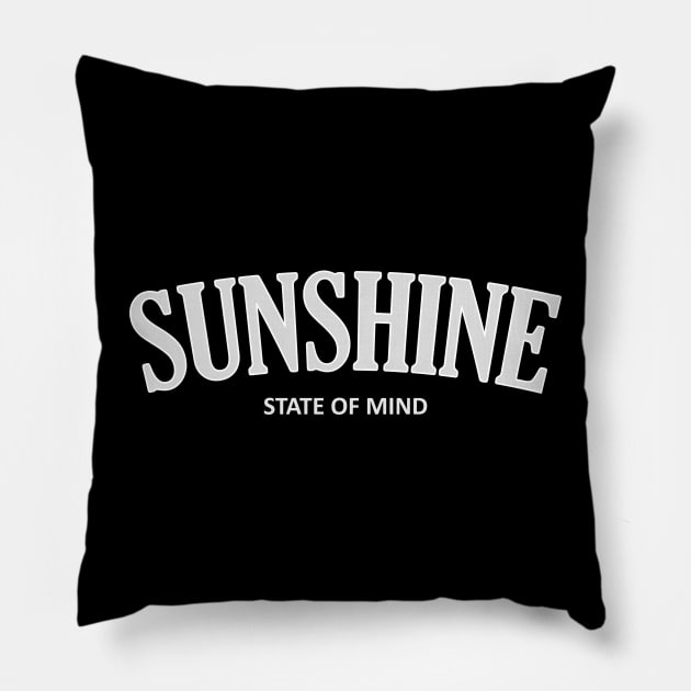 Sunshine State of Mind Pillow by GarangStudio