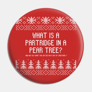 What is a Partridge in the pear tree? Pin