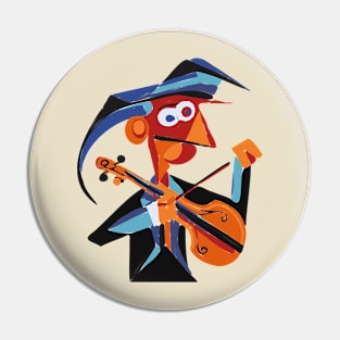 Cubism Fiddler. Cubist Classical Music. Pin