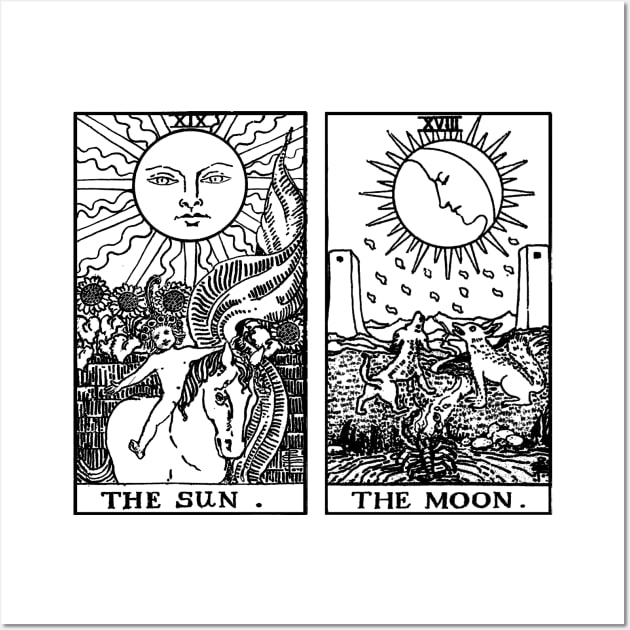 SUN MOON Tarot - Sun Tarot - Posters Art Prints