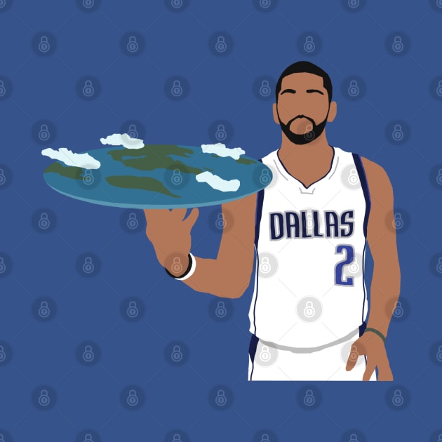 Kyrie Irving Flat Earth (Dallas) by rattraptees