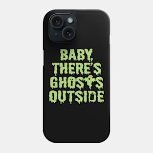 Funny Halloween Ghost Trick Or Treat Slogan Funny Meme Phone Case