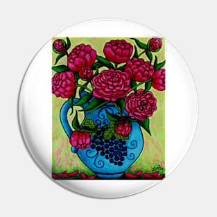 Peony Party Pin