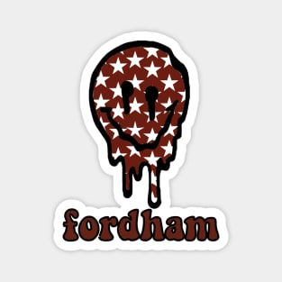 fordham drippy smiley Magnet