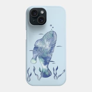 Blue River Manatees Phone Case