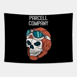 Parcell Skull White Tapestry