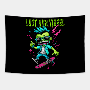 Lost our wheel Tapestry