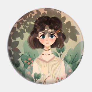 short hair girl Pin