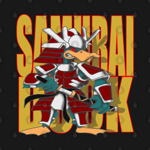 Awesome Samurai Duck Tees by threadshark