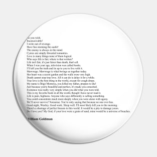 William Goldman Quotes Pin