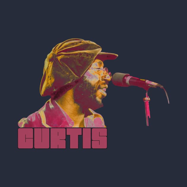 Curtis Mayfield graphic by HAPPY TRIP PRESS