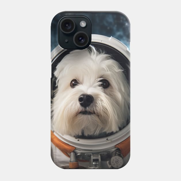 Astro Dog - Coton de Tulear Phone Case by Merchgard