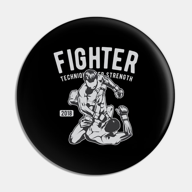 Fighter gift Fight Boxing Pin by ShirtyLife