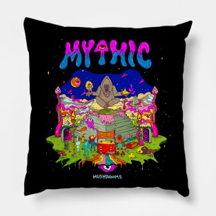 Mythic Mushrooms Main Design 2021 [Dark] Pillow