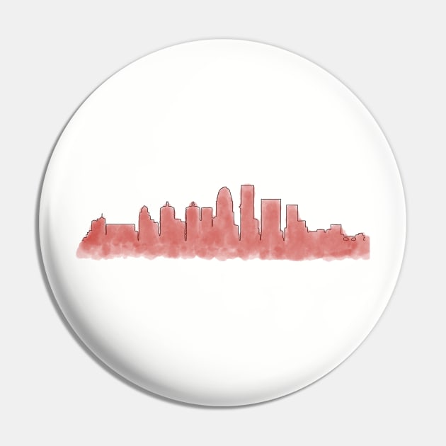 Louisville Skyline Pin by G.G.  Goods