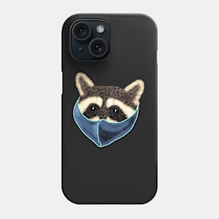 Cute Masked Raccoon Phone Case