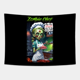 Zombie Chef Tapestry