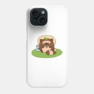 Sleeping Tanuki Phone Case