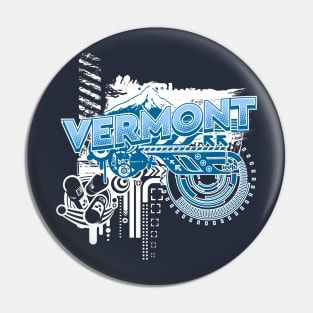 Vermont Ski Pin