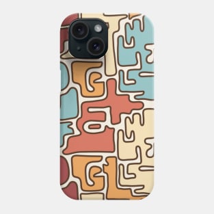 Matisse Inspired 70s Color Blobs Phone Case