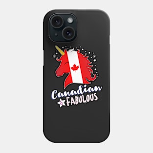 Canadian & Fabulous Unicorn Phone Case