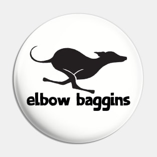 Elbow Baggins greyhound hobbit shirt Pin
