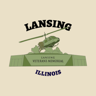 Lansing landmark - Lansing Veterans Memorial T-Shirt