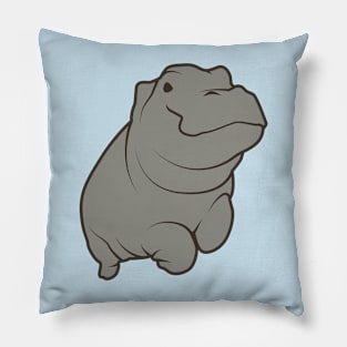 Cute Hippopptamus Pillow