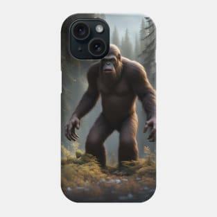 Bigfoot in the Forest Phone Case