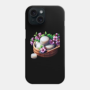 Mochi Pixel Flower Candy Rice Flour Japan Gift Phone Case