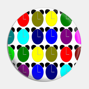 colourful watches Pin