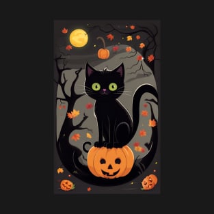 Halloween Cat 3 T-Shirt