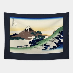 Mt. Fuji, Vintage Woodblock Print Tapestry