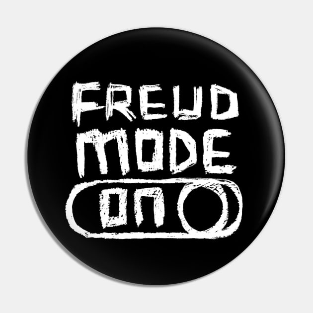 Freud Mode ON in Hand Writing Pin by badlydrawnbabe