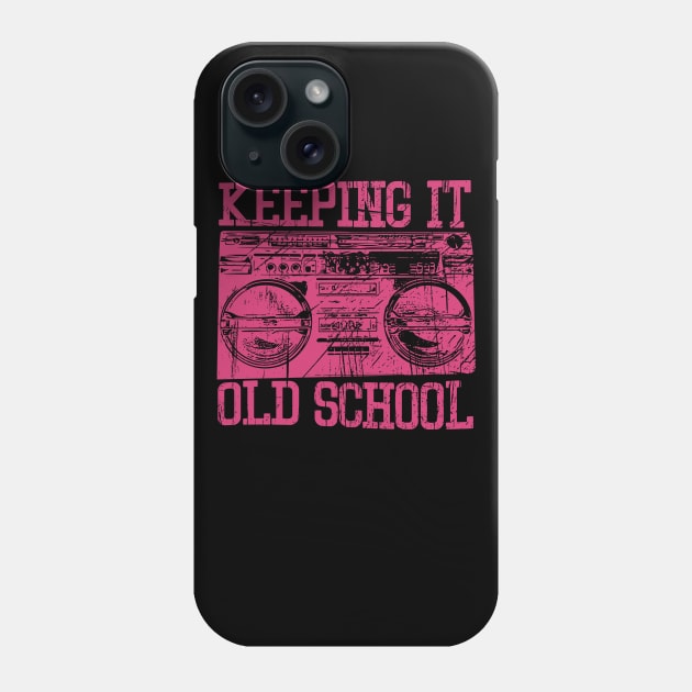 Old School Cassette Player Phone Case by UNDERGROUNDROOTS