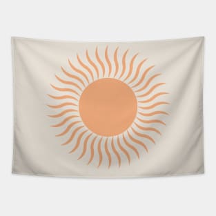 Boho minimalist sun Tapestry